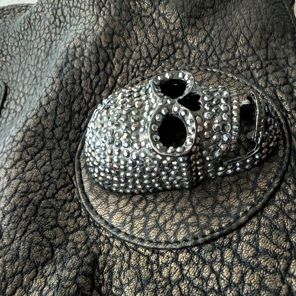 Thomas Wylde Black Skull Embellished Bag - Picture 7 of 11
